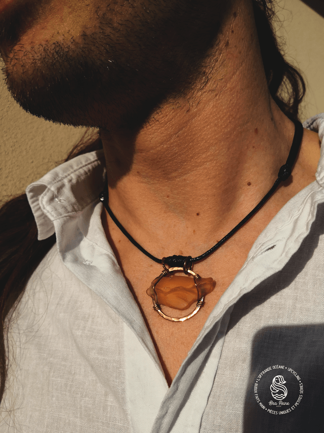 Verre ambre unisexe