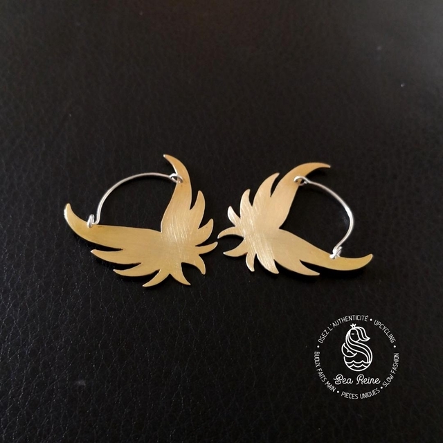 Boucles d'oreilles Phénix