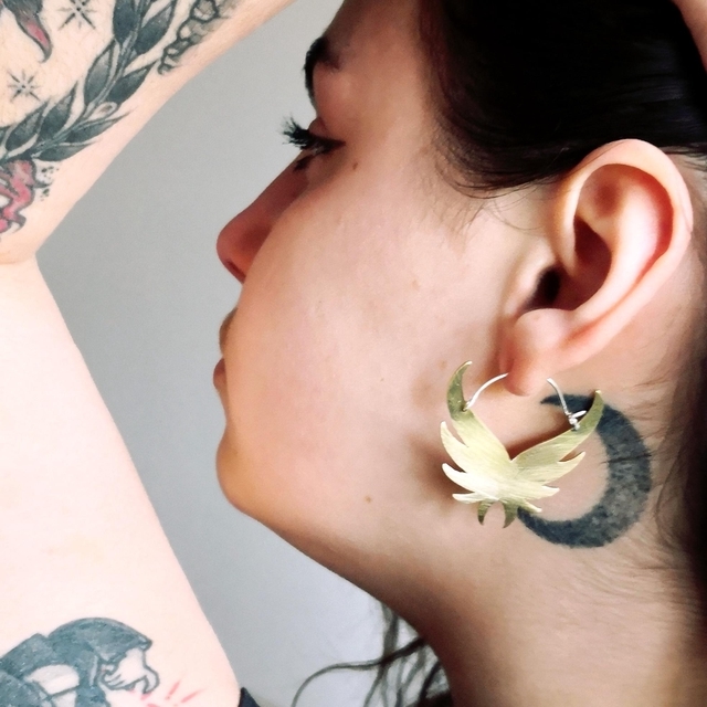 Boucles d'oreilles Phénix